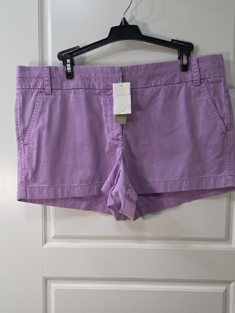 NWT - J. Crew Lavender Chino Shorts - Size 12